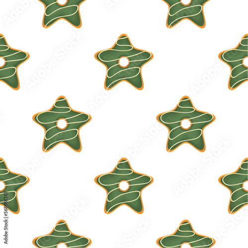 Pattern homemade cookie different taste in pastry biscuit