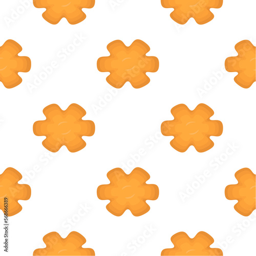 Pattern homemade cookie different taste in pastry biscuit