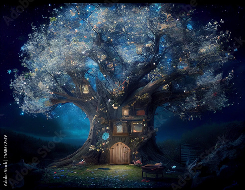 Tree House, AI © TheOdd1 