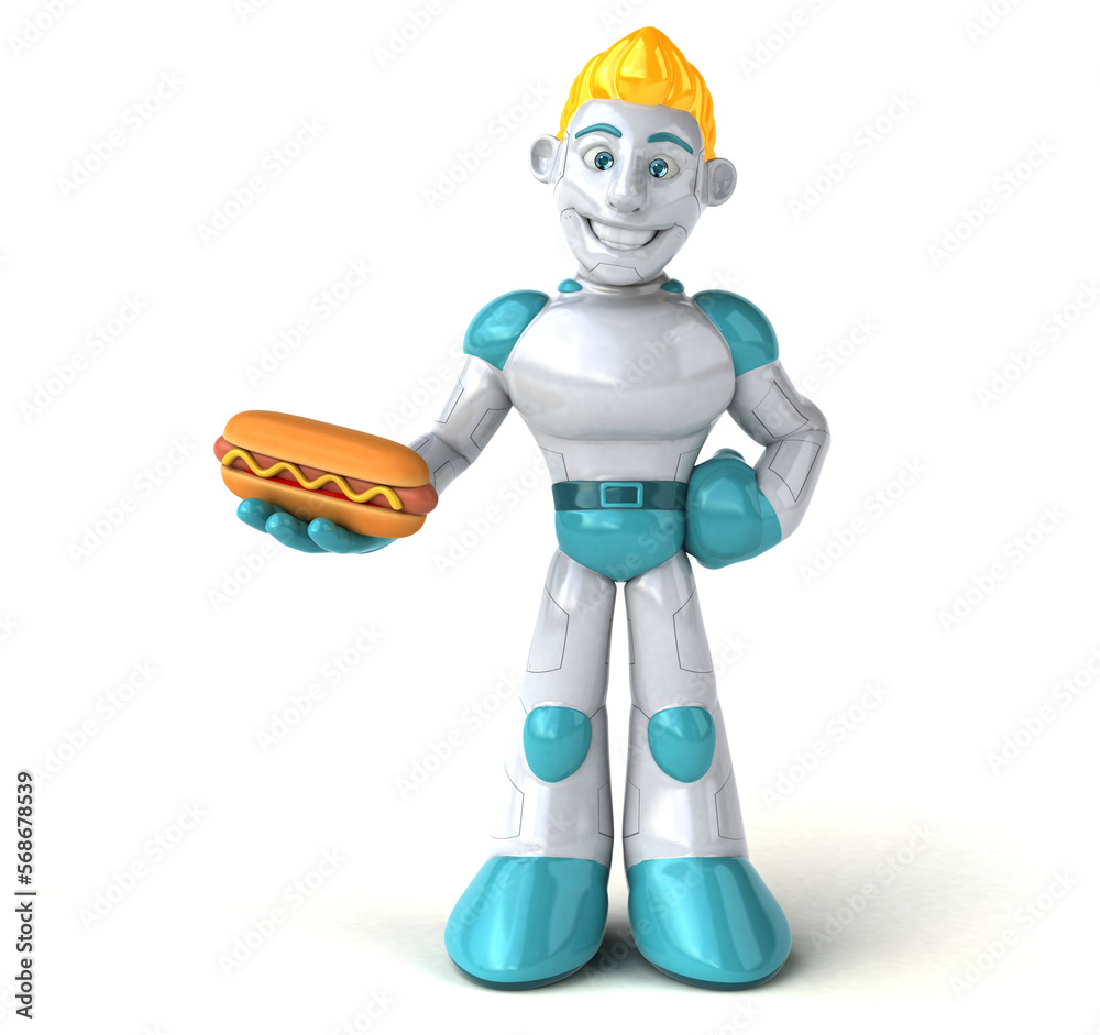 Robot - 3D Illustration Robot - 3D Illustration