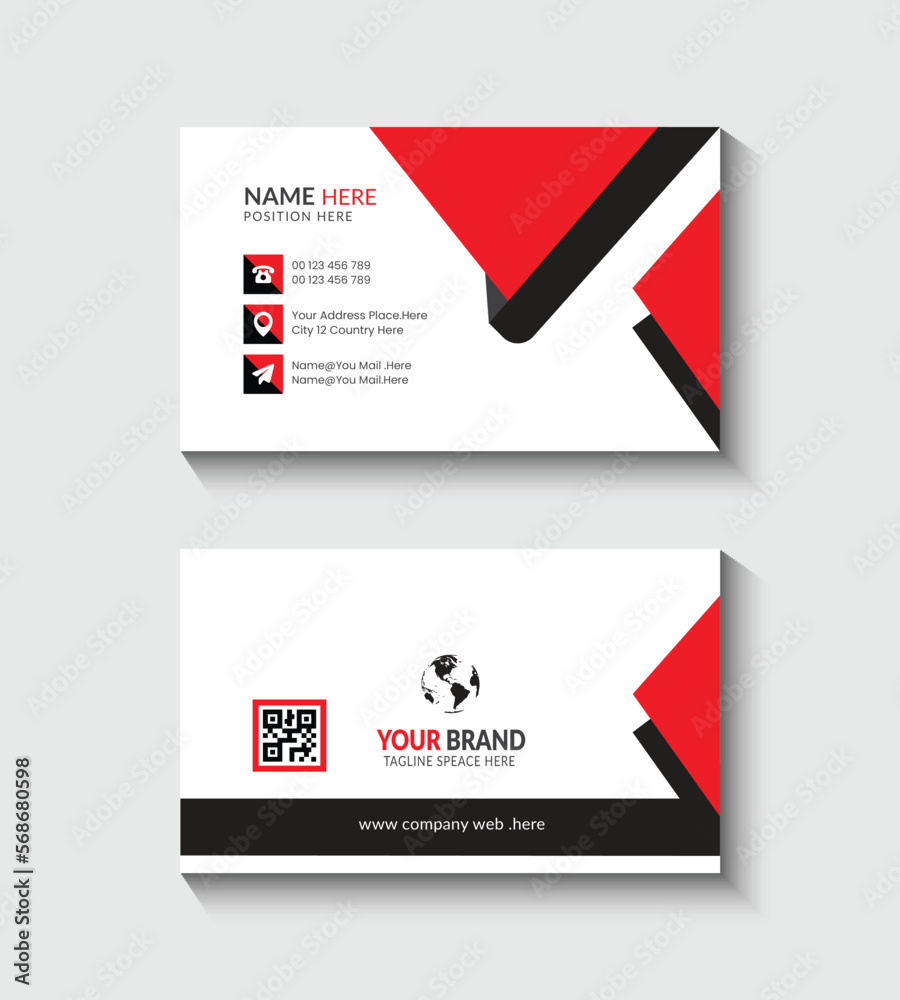 Creative and clean business letterhead design Stock Vector Adobe Stock
