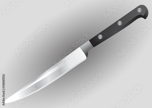 cutlet Knife vector Object Illustration