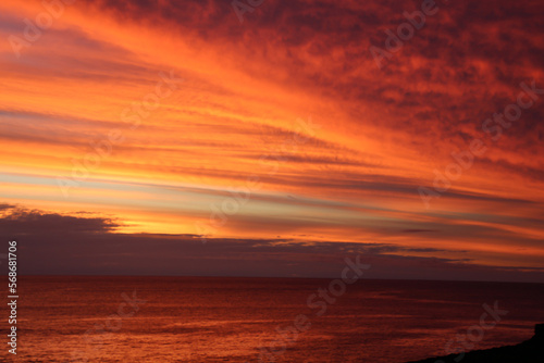Sunset on Easter Island, Rapa Nui, Polynesia, Chile, South America © bummi100