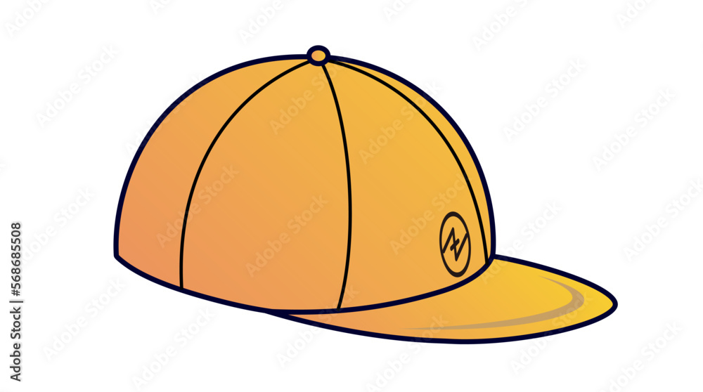 Baseball cap vector illustration material Baseball cap vector illustration material