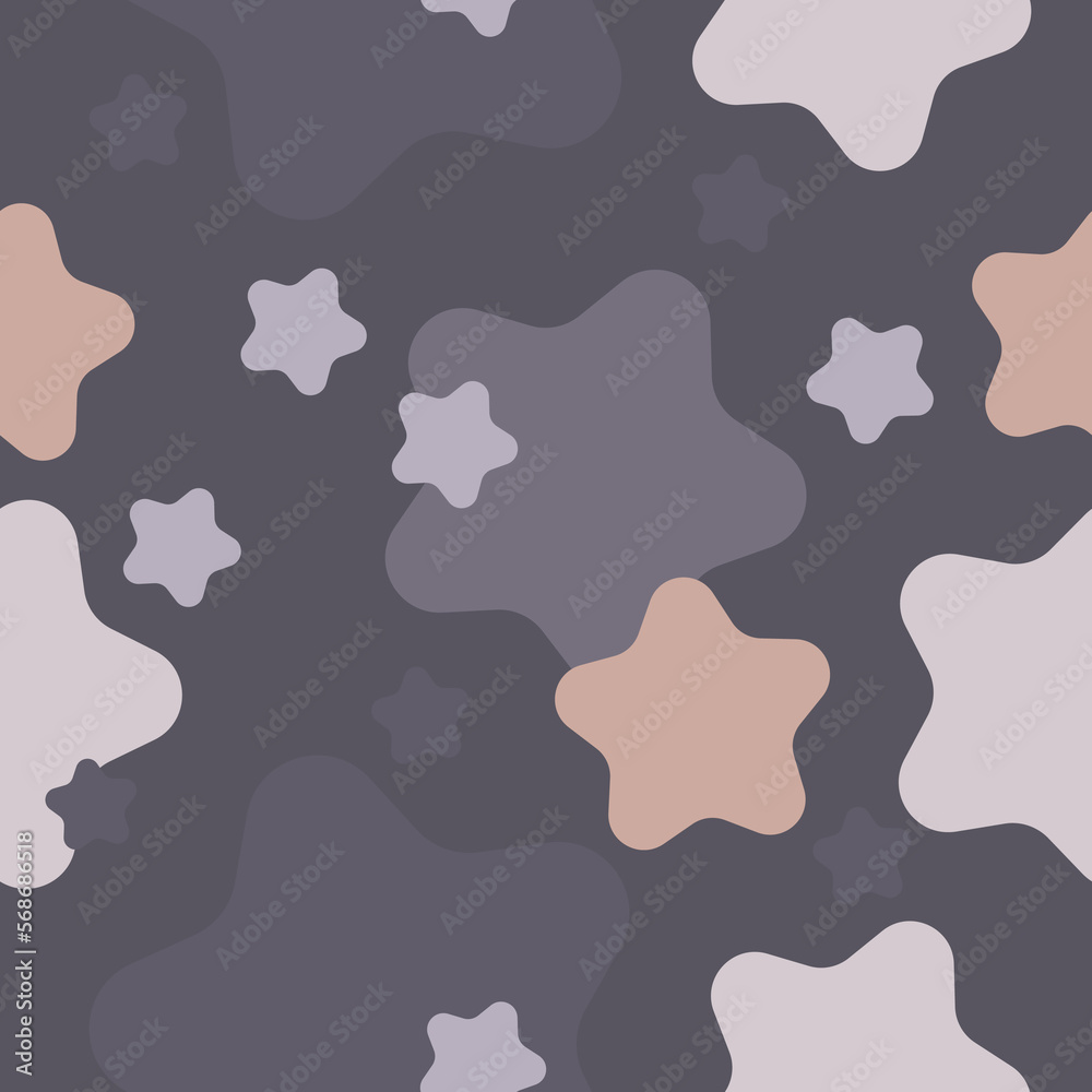 The pattern of colored circles and spots is drawn by hand. Beautiful seamless delicate pattern for fabric. Stock illustration. The pattern of colored circles and spots is drawn by hand. Beautiful seamless delicate pattern for fabric. Stock illustration.