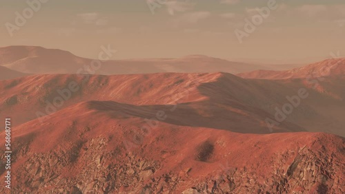 Wallpaper Mural Beautiful landscape of sandy desert aerial Torontodigital.ca