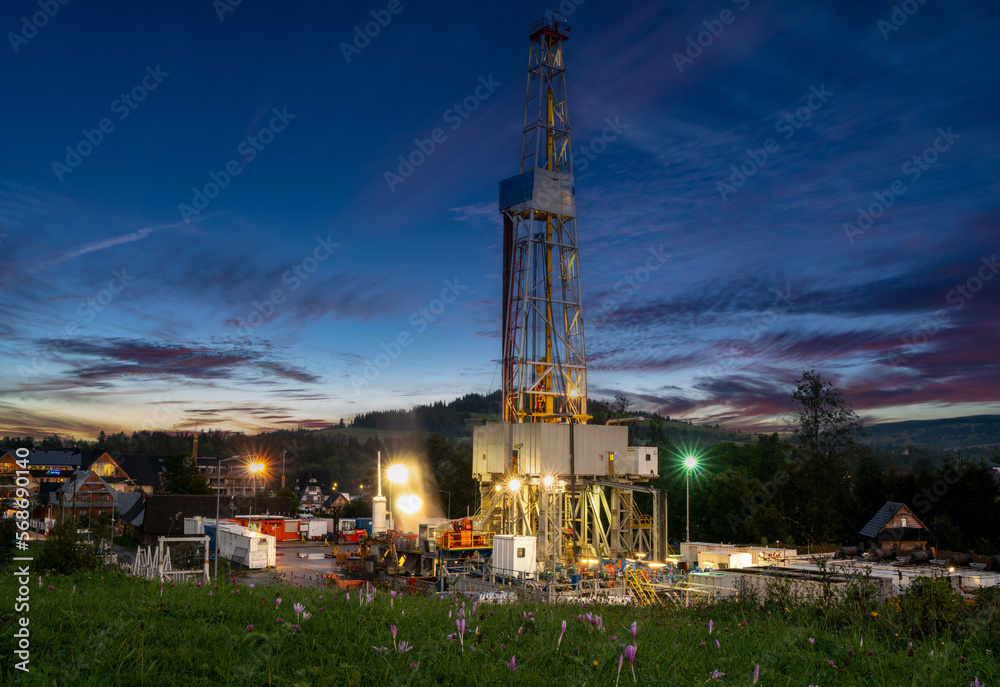 Drilling shaft,geothermal borehole