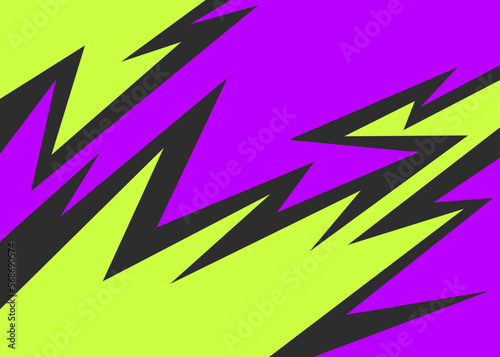 Abstract background with jagged zigzag pattern and some copy space area. Lightning and electric pattern