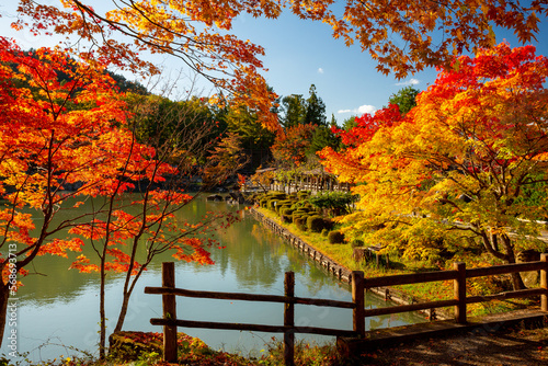 Tableau sur toile Hida folk village, Takayama, Japan