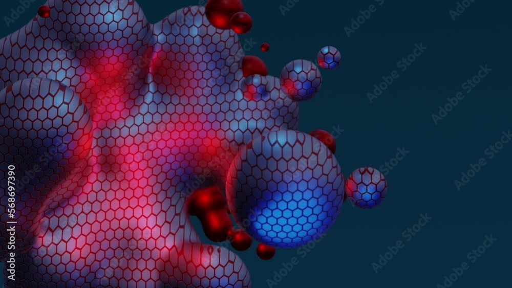 Vidéo Stock 3d render motion design animation abstract neon ...