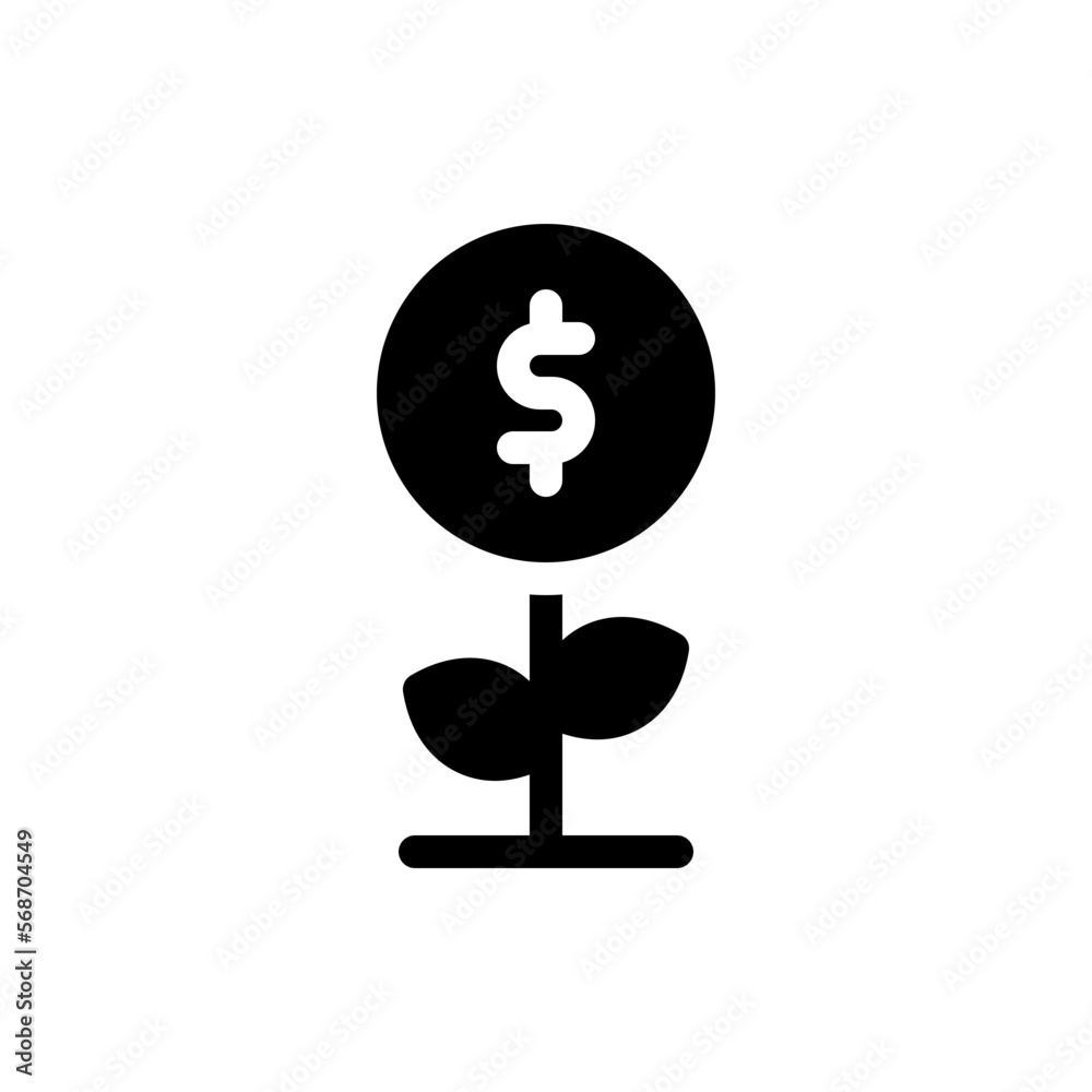 growth glyph icon growth glyph icon