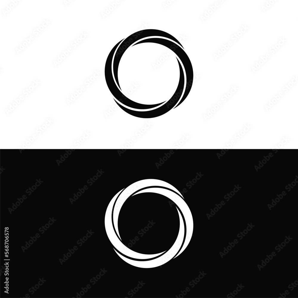 Circle vector logo template design . Circle icon . Circle silhouette Circle vector logo template design . Circle icon . Circle silhouette