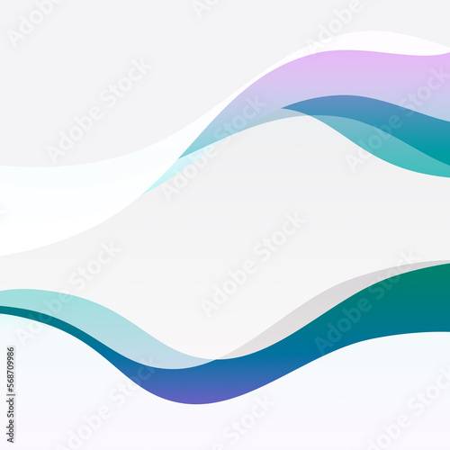 Abstract background with elegant waves