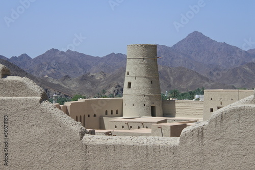 Photographie Rundturm der Festung von Bahla im Oman