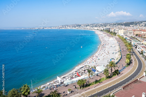 Panoramic view of Nice, France