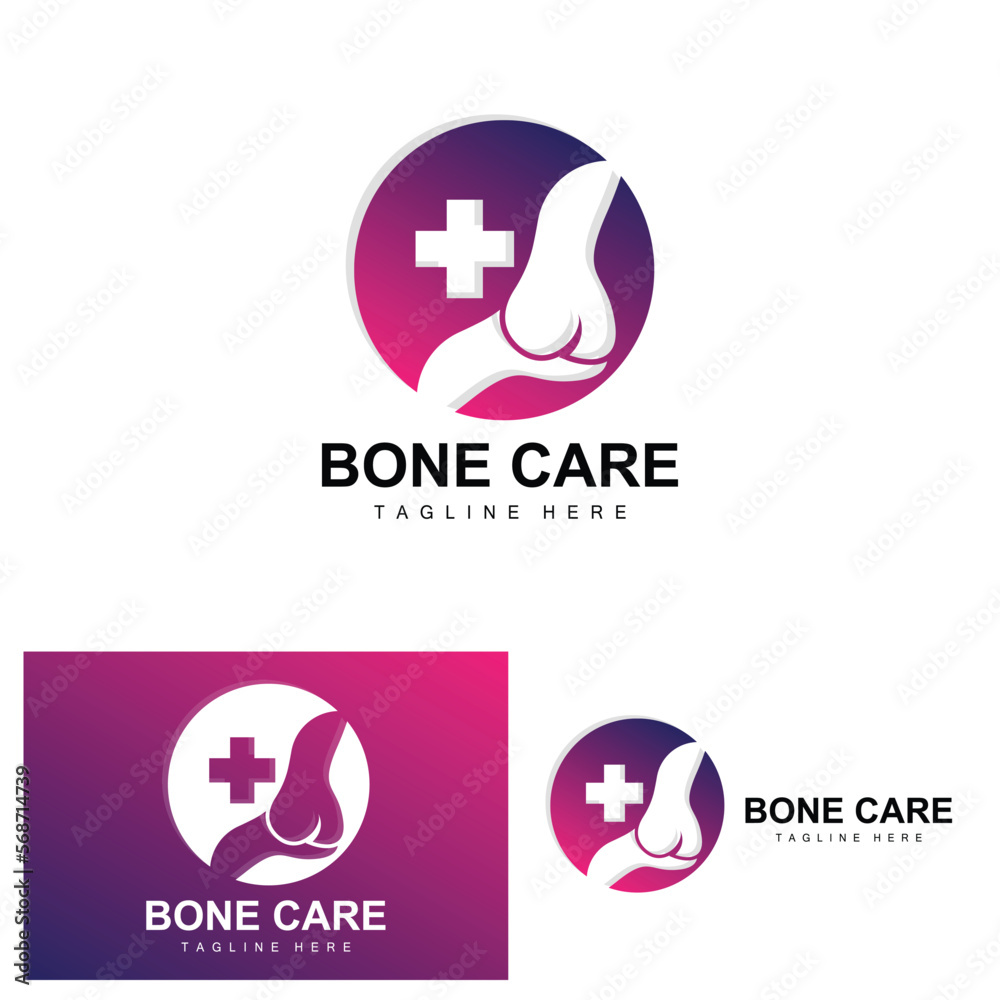 Bone Care Logo, Body Health Vector, Design For Bone Health, Pharmacy, Hospital, Health Product Brand Bone Care Logo, Body Health Vector, Design For Bone Health, Pharmacy, Hospital, Health Product Brand
