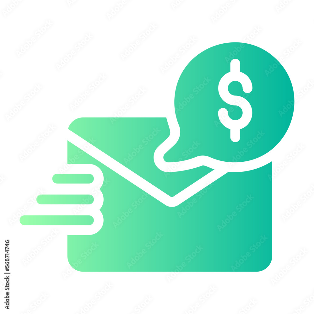 send money gradient icon send money gradient icon