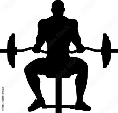 Weight Lifting Man Weightli...