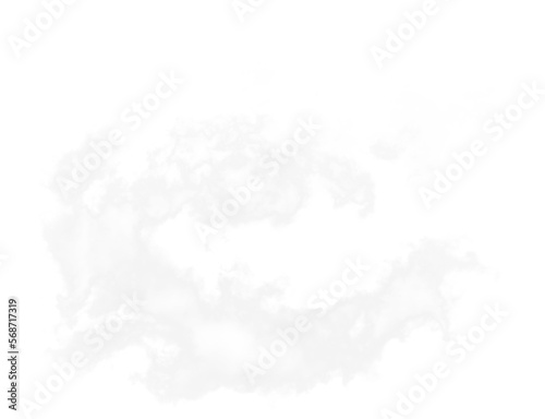 Isolated PNG cutout of a cloud on a transparent background, ideal for photobashing, matte-painting, concept art