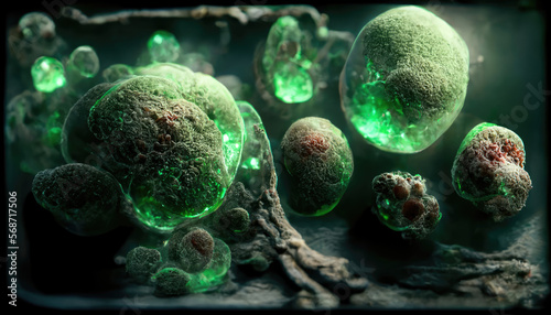 3d illustration of human cells