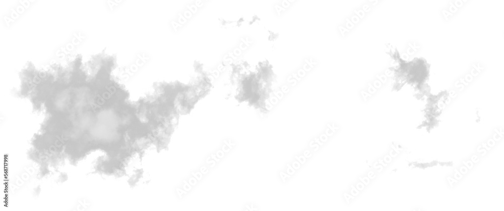 Isolated PNG cutout of a cloud on a transparent background, ideal for photobashing, matte-painting, concept art
