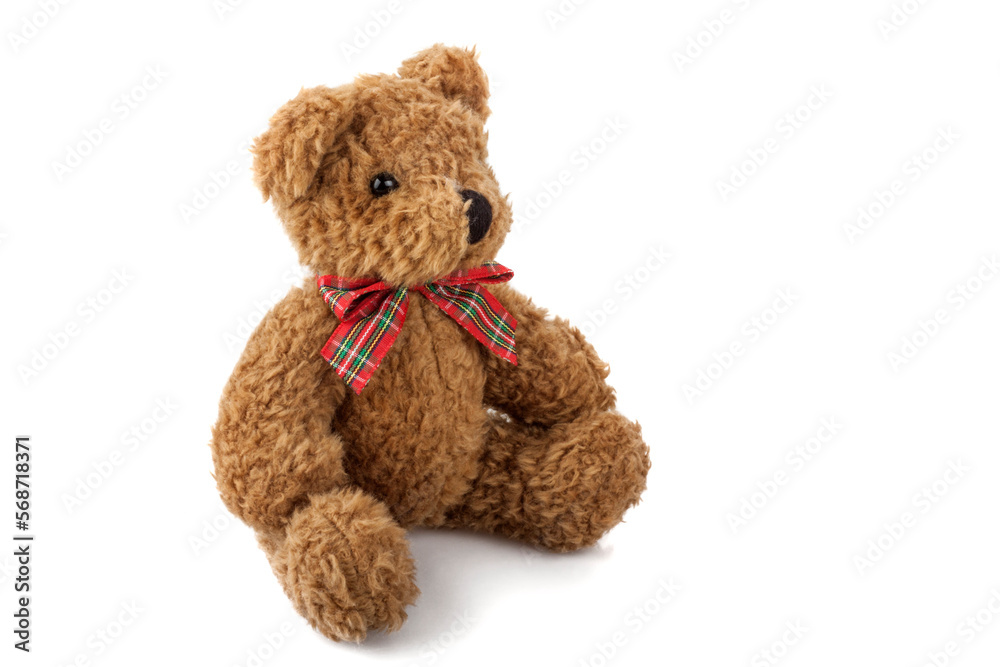 Cute teddy bear isolated on white background Cute teddy bear isolated on white background