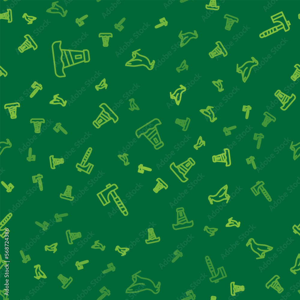 Set line Lighthouse, Wooden axe and Albatross on seamless pattern. Vector Set line Lighthouse, Wooden axe and Albatross on seamless pattern. Vector