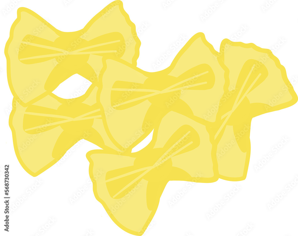 Fototapeta premium Farfalle pasta