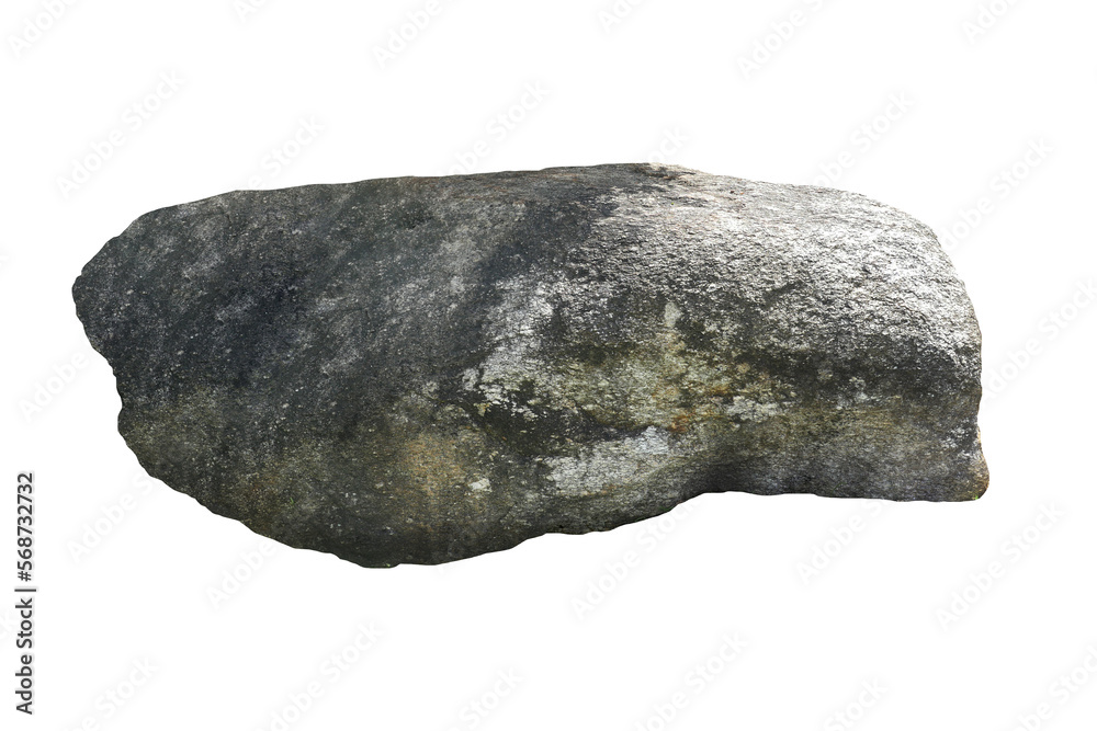 Fototapeta premium Rock isolated transparency background.