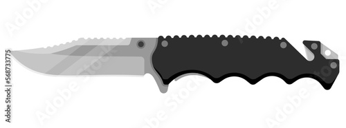 Jackknife. Cute jackknife isolated on white background. Vector illustration