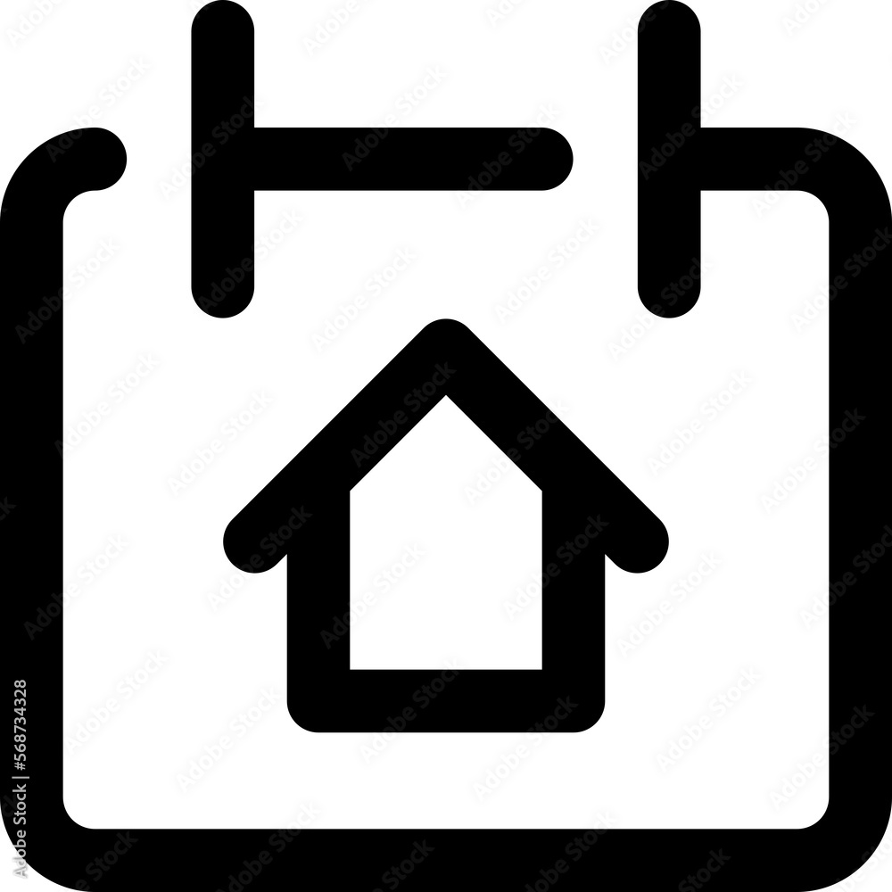 illustration of a calendar home illustration of a calendar home