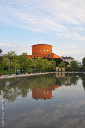 Municipal Library in Stockholm, Sweden