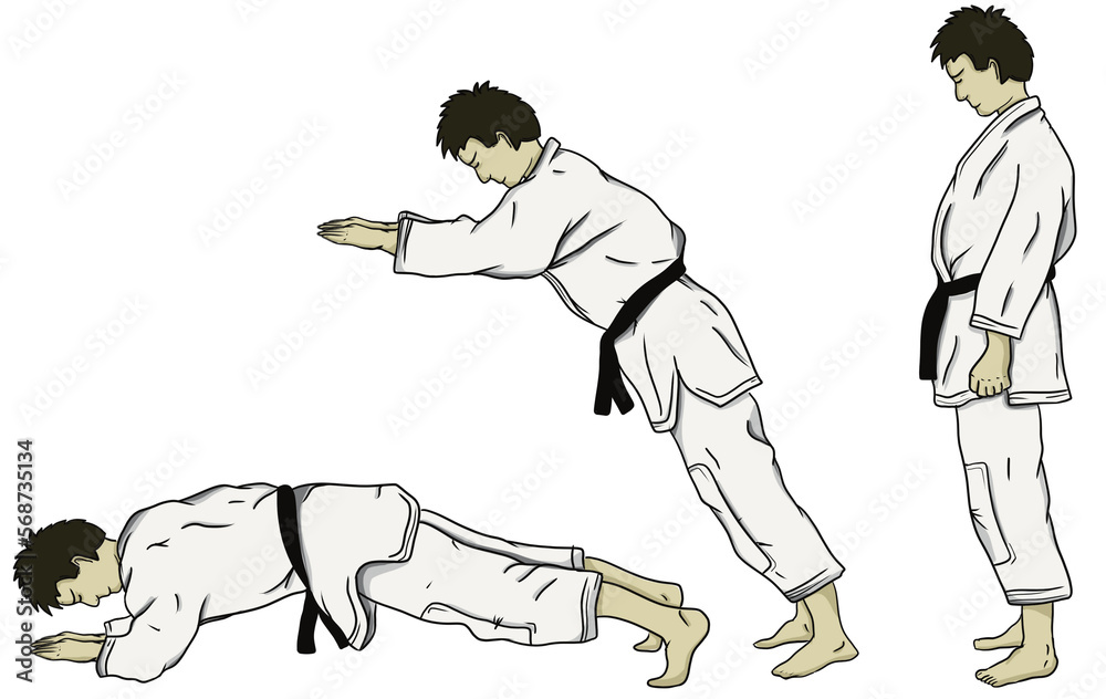 Fototapeta premium judo - zempo ukemi