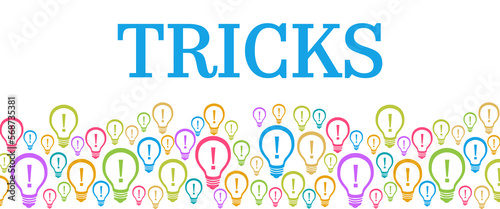 Tricks Colorful Bulbs With Text 