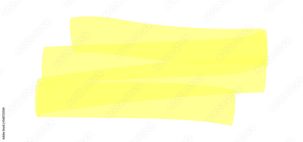 Marker highlighter elements. Hand drawn shape line Marker highlighter elements. Hand drawn shape line