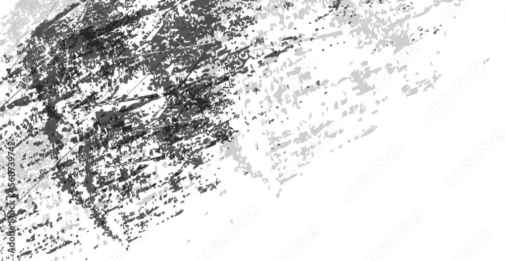 Abstract grunge texture black and white background vector