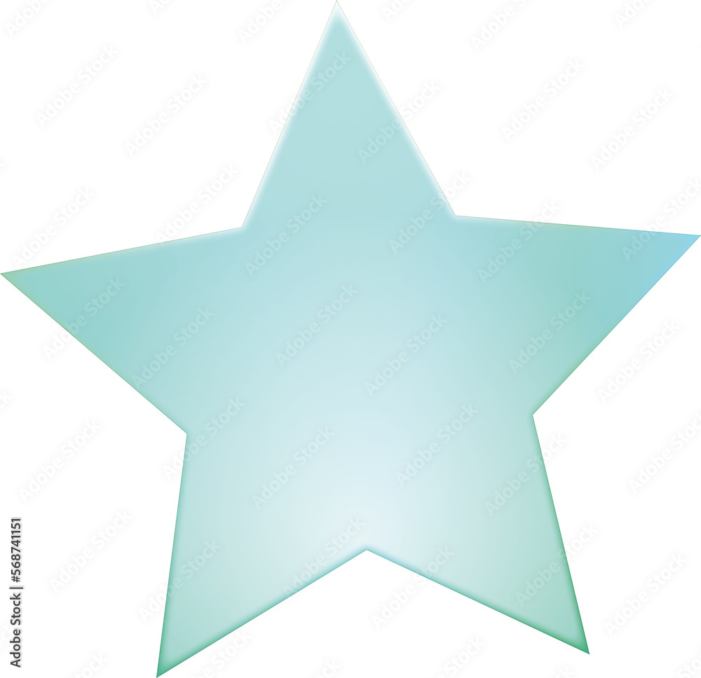 Lake green blue star balloon symbol icon Lake green blue star balloon symbol icon