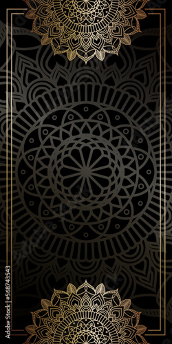 Luxury mandala background. Vector background for yoga, meditation poster. Ornamental Background. Wedding card, cover. 