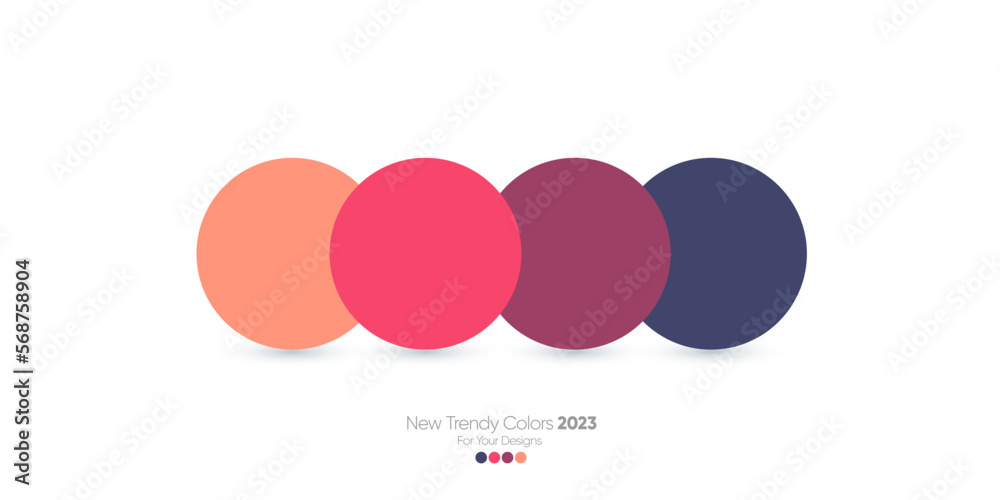 The trendy combination of pastel colors palette 2023 for fashion, Interiors Design,  Design