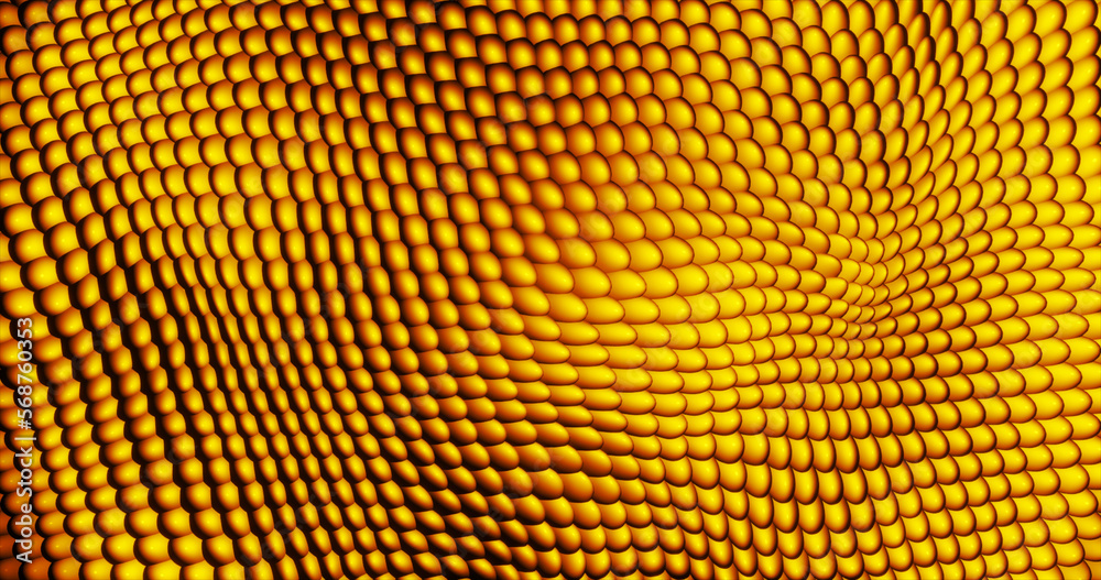 Naklejka premium Abstract background with waves of iridescent moving snake scales. Screensaver beautiful