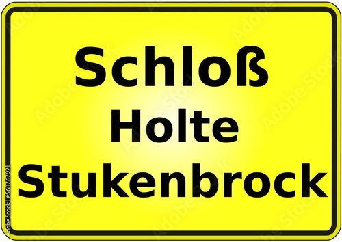 Stadteingangsschild Deutschland Stadt Schloß Holte - Stukenbrock photo