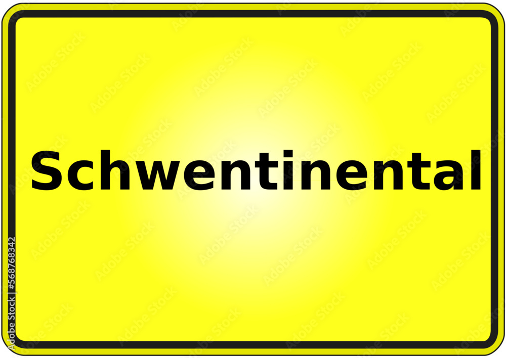 Stadteingangsschild Deutschland Stadt Schwentinental Stadteingangsschild Deutschland Stadt Schwentinental
