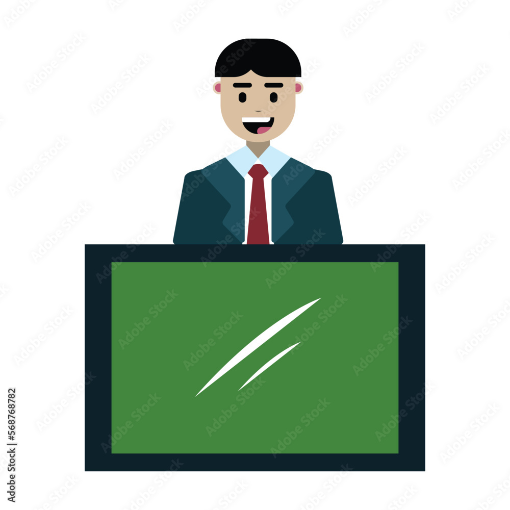 president's speech vector illustration president's speech vector illustration