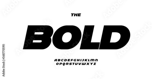 Bold sport alphabet, fat italic letters, big fat font for concise logo, purity heavy headline, emphasis typography, clean sleek type design. Vector typographic design