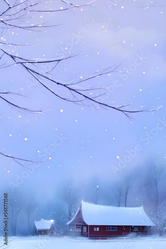Winter, Template, AD Template, PPT template, Slide, Flyer, postcard, slide for brochure, booklet, background.	