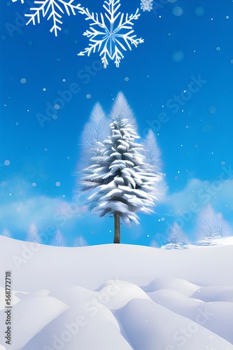 Winter, Template, AD Template, PPT template, Slide, Flyer, postcard, slide for brochure, booklet, background.	