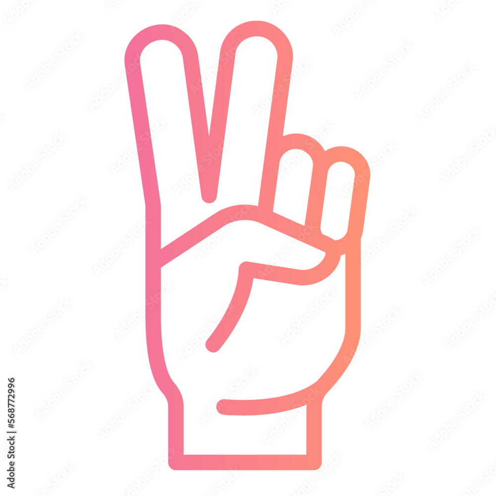 strike gradient icon strike gradient icon