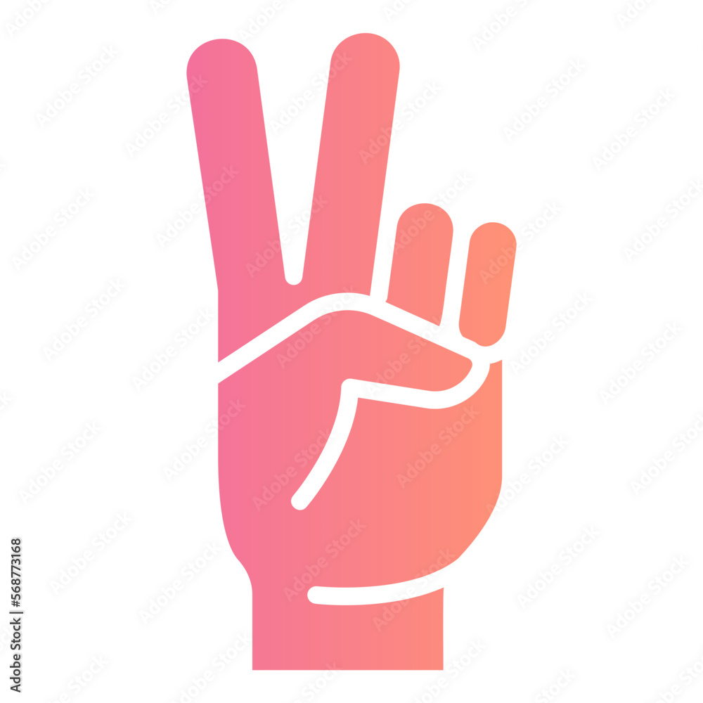strike gradient icon strike gradient icon