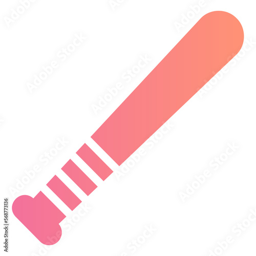 baseball bat gradient icon © Sentya