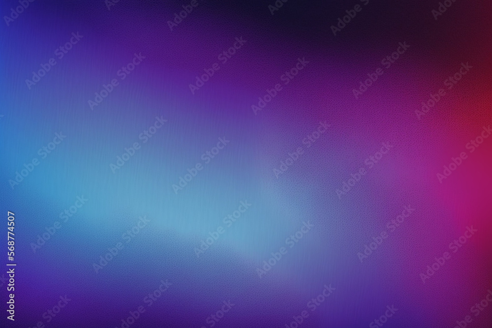 blue purple magenta color gradient grainy texture background, generative ai